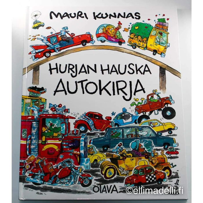Hurjan hauska autokirja - Kirjanurkka