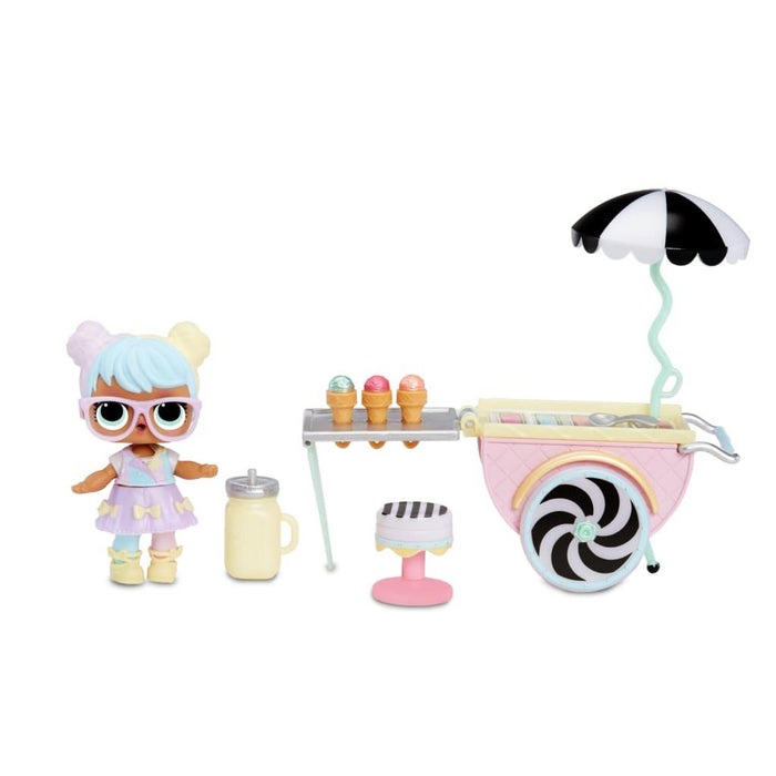 L.O.L. Surprise Furniture with Doll - Jäätelökärry - L.O.L