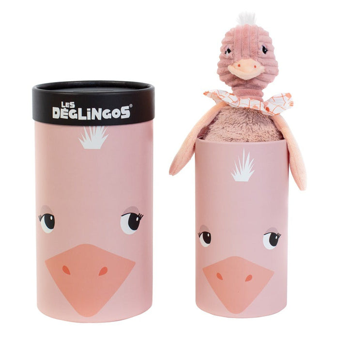 Les Deglingos Strutsi pehmolelu