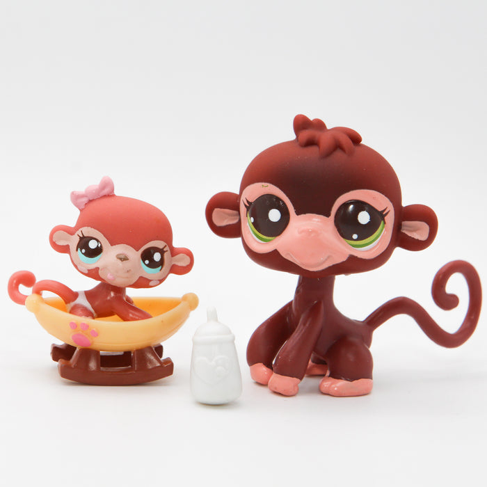 Littlest Petshop Apina #2670 ja vauva #2671