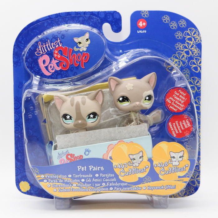 Littlest Petshop seisova kissa #468 ja kissa #467