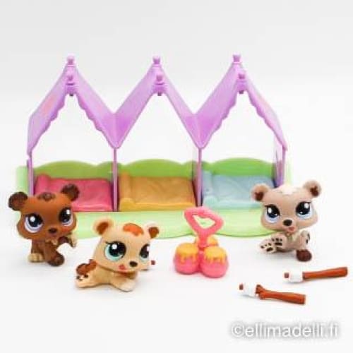 Littlest Petshop Petriplets Karhu pennut #1554-1556 -