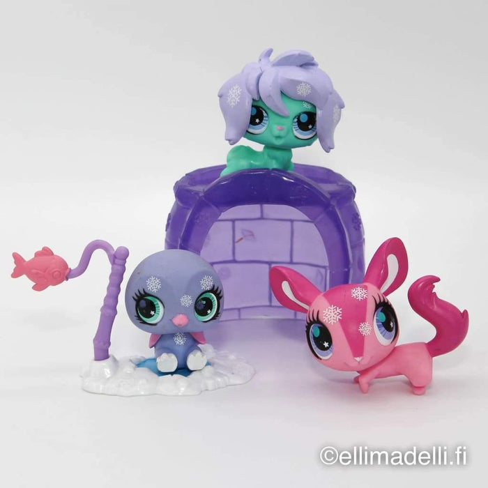 Littlest Petshop talvinen setti - Littlest Petshop