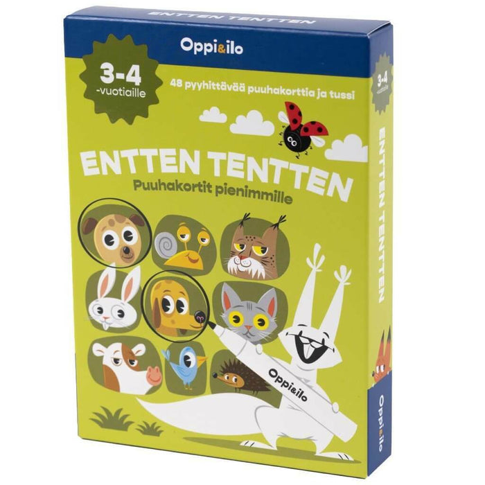 Oppi&ilo Entten tentten -puuhakortit 3-4v