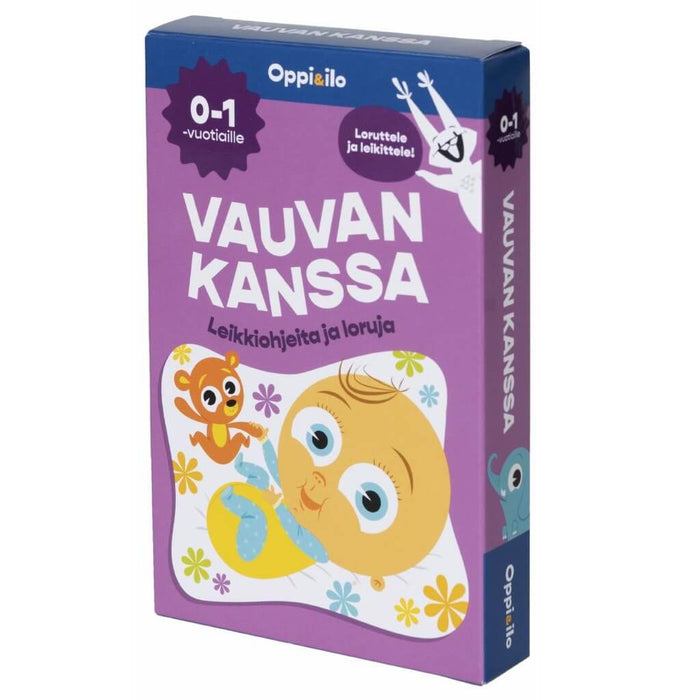 Oppi&ilo Vauvan kanssa -puuhakortit