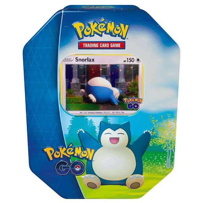 Pokemon Go Tin Snorlax - keräilykortti pakkaus