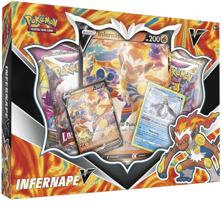 Pokemon Infernape V Box keräilykortti -pakkaus