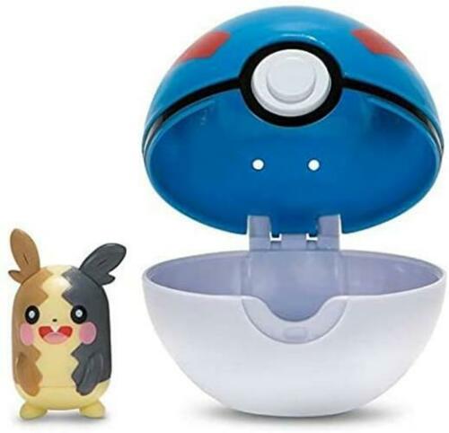 Pokemon Morpeko figuuri ja Clip'n' Go - great pallo
