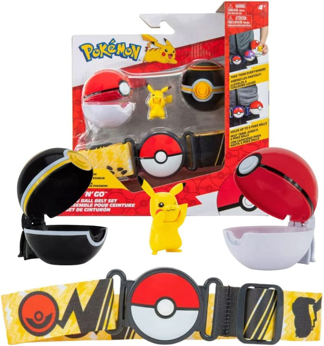 Pokemon Poké Ball Clip 'n' Go Pikachu -vyösetti