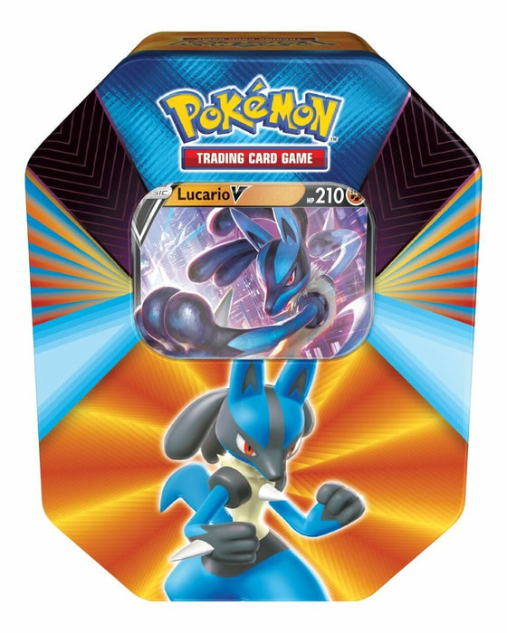 Pokémon Tin V Forces Lucario V - pakkaus