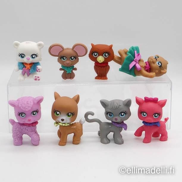 Polly Pocket eläimet 8kpl - Muut lelut