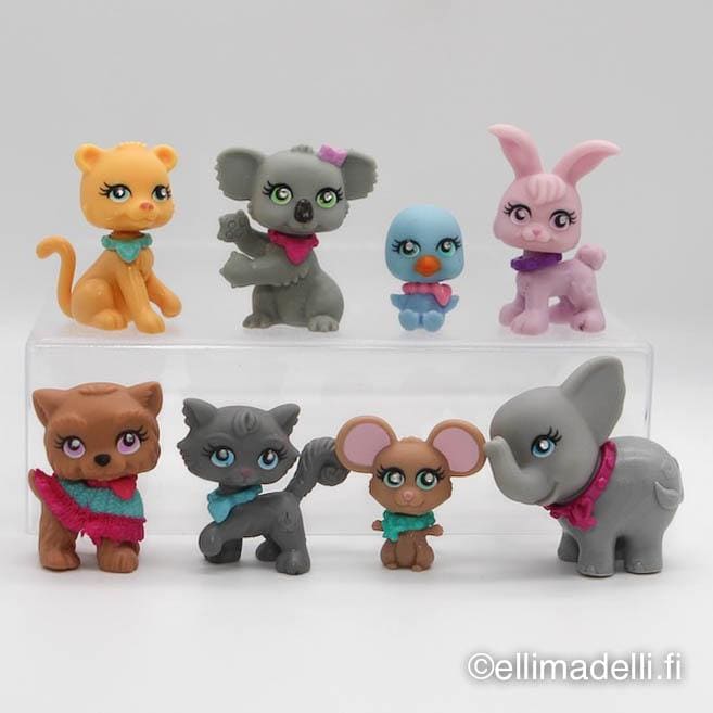 Polly Pocket eläimet 8kpl - Muut lelut