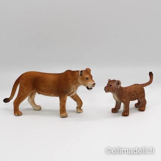 Schleich Leijona naaras ja pentu - Schleich second hand