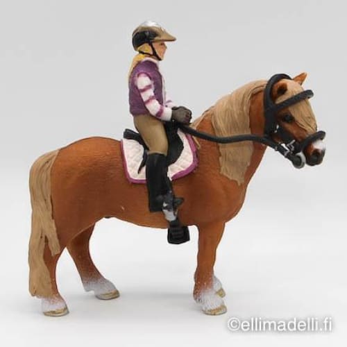 Schleich Poni varusteet ja ratsastaja - Schleich second hand
