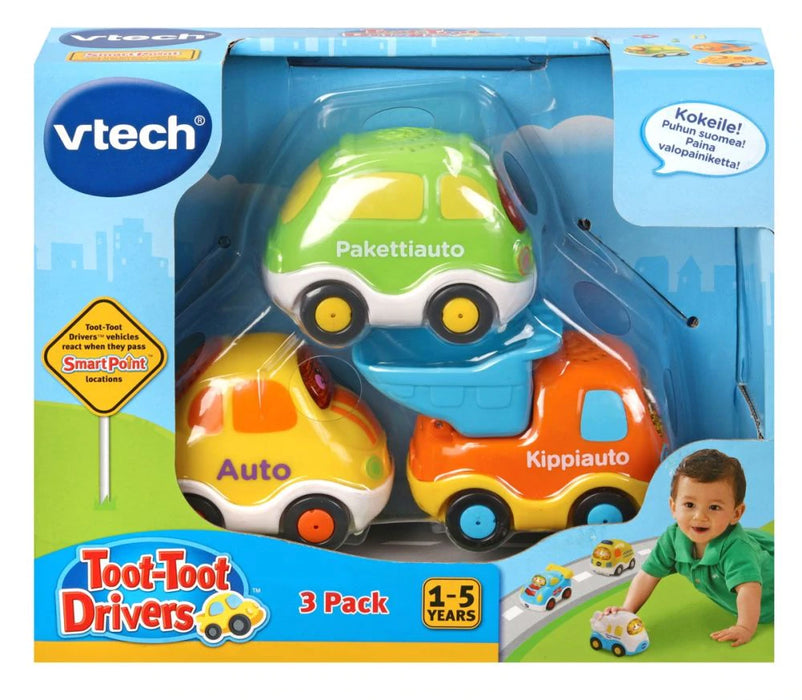 Vtech Toot Toot Autot 3kpl pakkaus