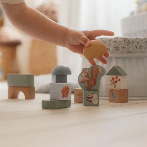 Little Dutch Forest Friends puiset Rakennuspalikat 50kpl