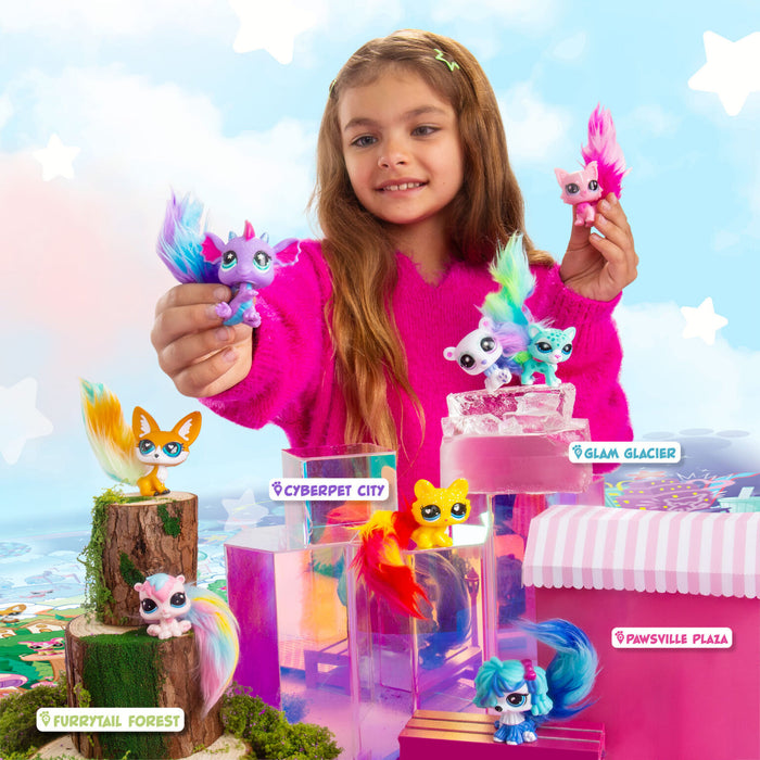 Littlest Pet Shop Twisted Tails Pet Pairs S6 - Pawsville Plaza - Ennakkotilaus!