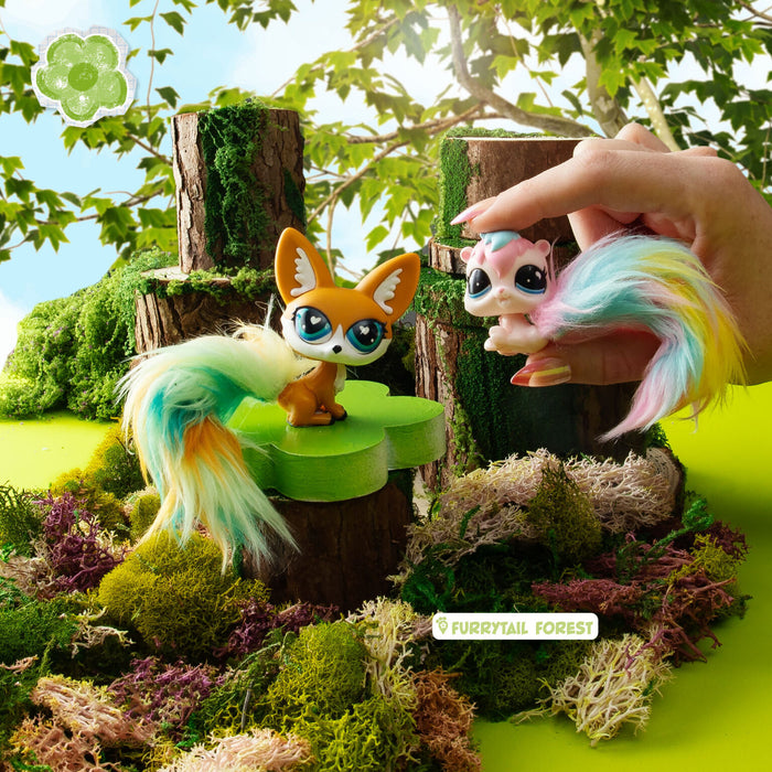 Littlest Pet Shop Twisted Tails Pet Pairs S6 - Furrytail Forest - Ennakkotilaus!