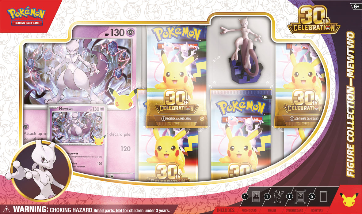 Pokémon 30th Celebration Figure Collection Mewtwo - Ennakkotilaus