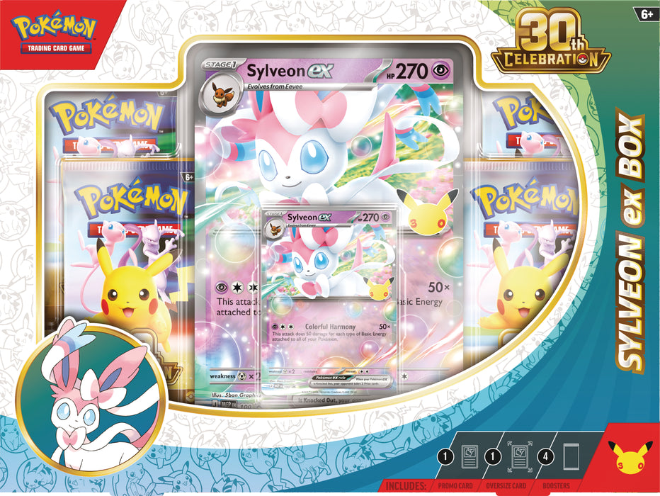 Pokèmon 30th Celebration Sylveon ex box - Ennakkotilaus