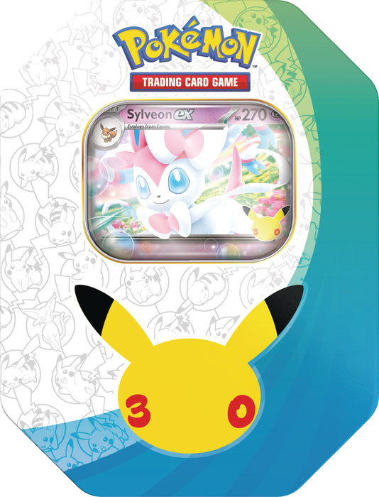 Pokèmon 30th Celebration Sylveon EX Tin - Ennakkotilaus
