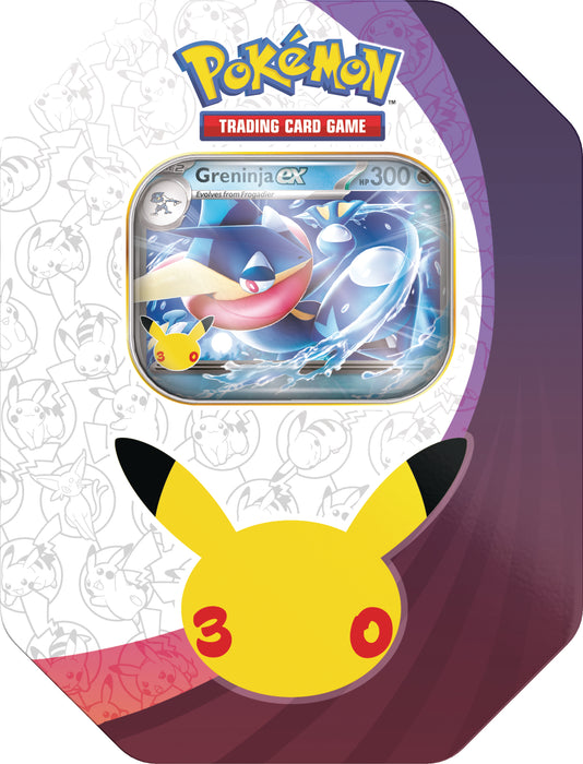 Pokèmon 30th Celebration Greninja EX Tin - Ennakkotilaus