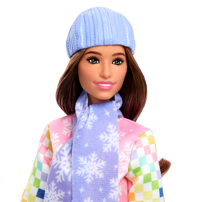 Barbie Deluxe Lumilautailija nukke