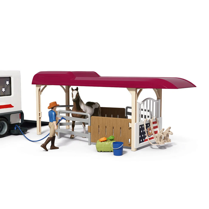 Schleich 42705 Lakeside Maasturi auto ja Hevosrekka