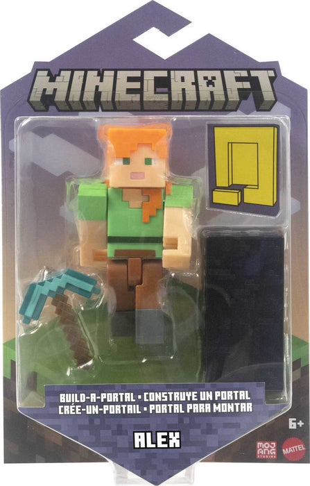 Minecraft Build-A-Portal Alex -figuuri