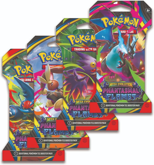 Pokemon ME02: Mega Evolution Phantasmal Flames Sleeved Booster 1kpl