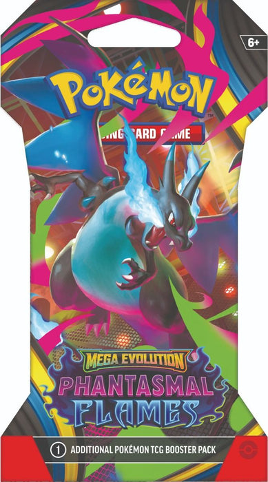 Pokemon ME02: Mega Evolution Phantasmal Flames Sleeved Booster 1kpl