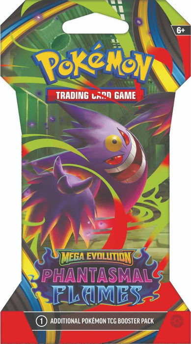 Pokemon ME02: Mega Evolution Phantasmal Flames Sleeved Booster 1kpl