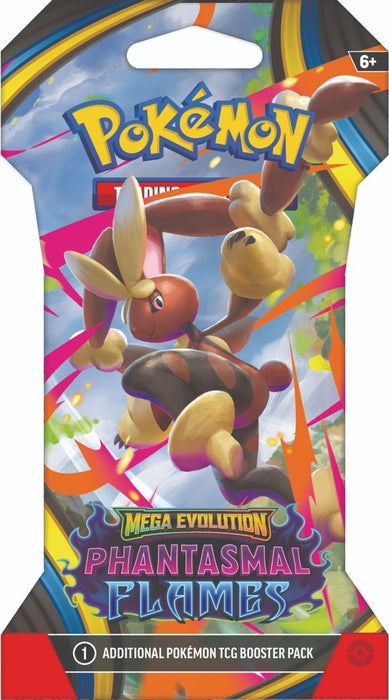 Pokemon ME02: Mega Evolution Phantasmal Flames Sleeved Booster 1kpl
