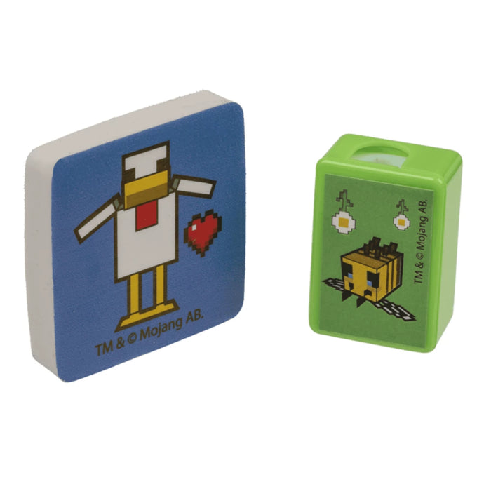 Minecraft Kirjoitusvälineet pussukassa