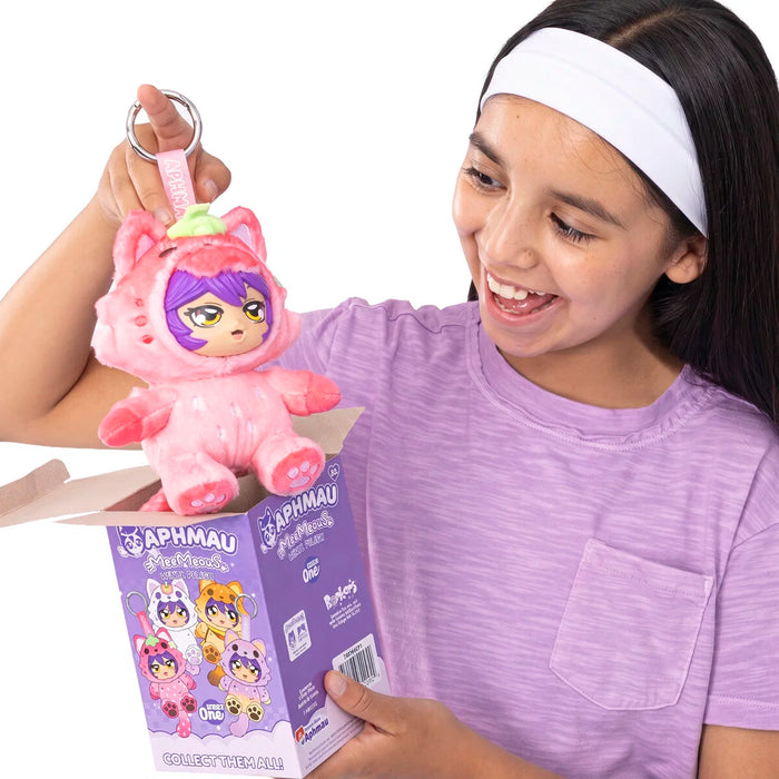 Aphmau MeeMeows Plush Bag Charm yllätys hahmo 15cm
