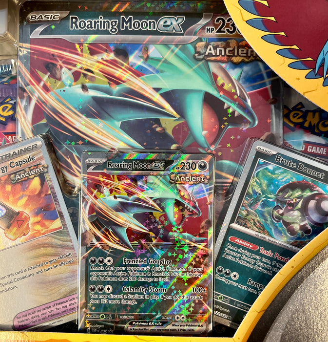 Pokemon Roaring Moon EX Box keräilykortti -pakkaus
