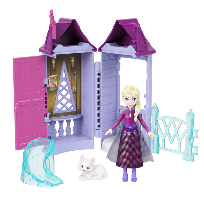 Disney Frozen prinsessa nukke, linna ja tarvikkeet yllätyspakkaus
