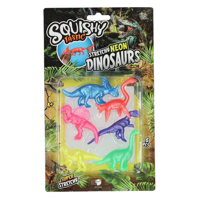 Squishy Tastic super joustavat mini dinot 6kpl