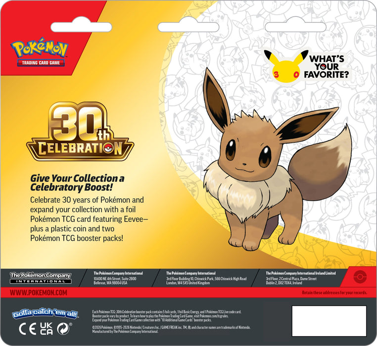 Pokèmon 30th Celebration 2-Pack Blister - Ennakkotilaus