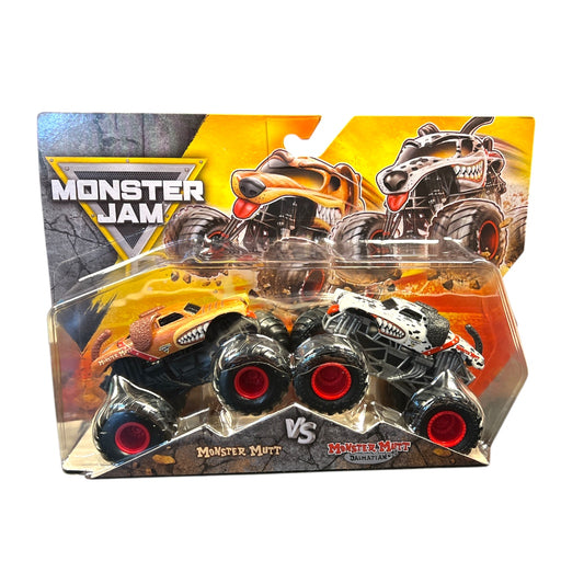 Monster Jam Monster Mutt vs Monster Mutt Dalmatian autot 2kpl