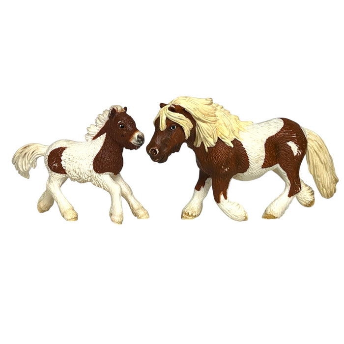Schleich Shetlanninponi 13297 ja varsa 13608 - Second Hand