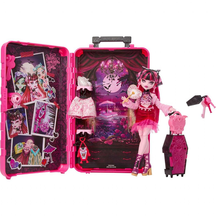Monster High Skullmate Secrets Draculaura Oasis -nukke