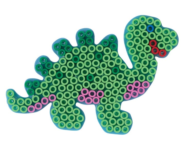 Hama helmi Maxi alustat - Dinosaurus ja nalle