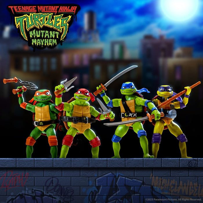 Turtles Donatello figuuri ja aseet