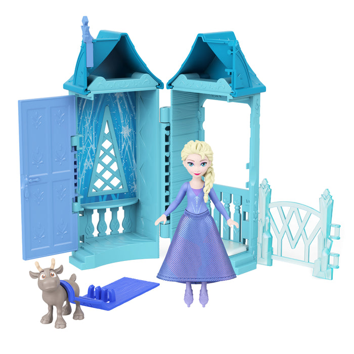 Disney Frozen prinsessa nukke, linna ja tarvikkeet yllätyspakkaus
