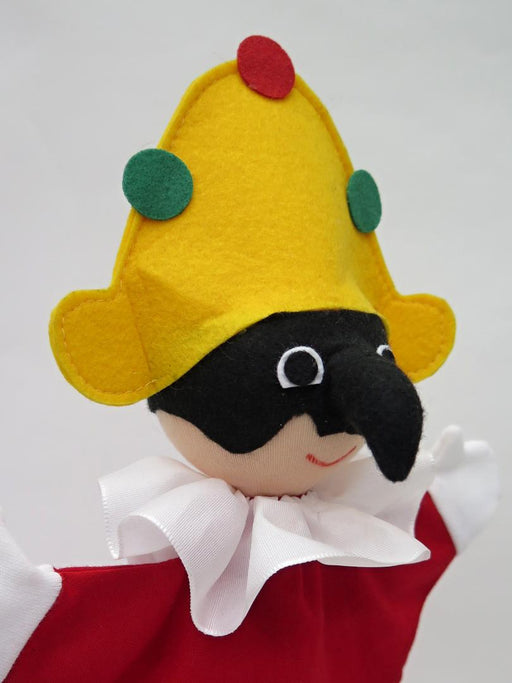 Käsinukke Pulcinella 26cm