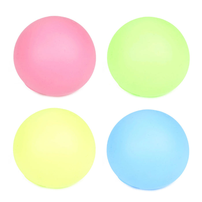 Glow n Fun pimeässä hohtava Stressipallo 6cm