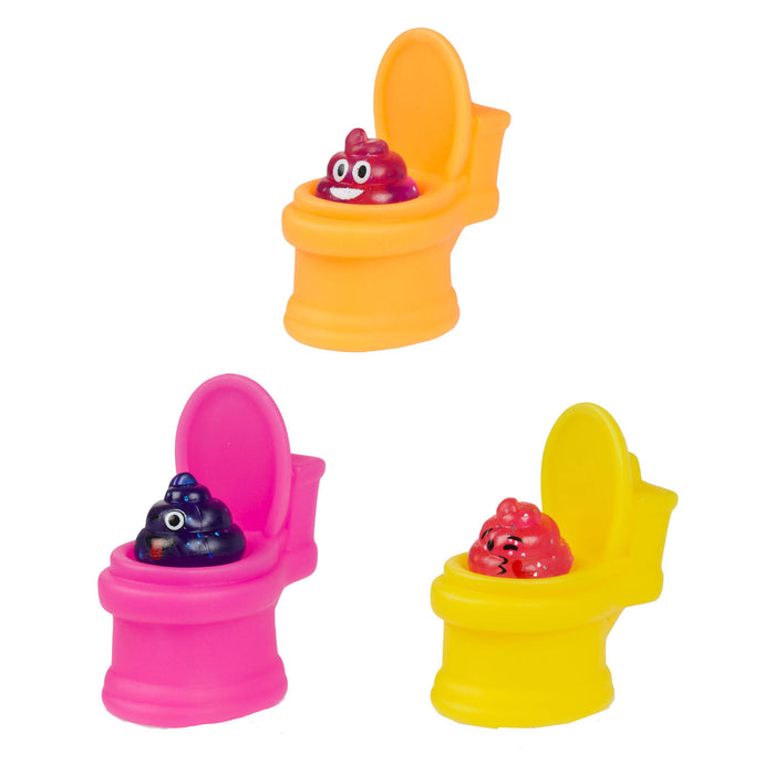 Funny Boo kimalle kakka puristeltava fidget lelu 3kpl - Lajitelma