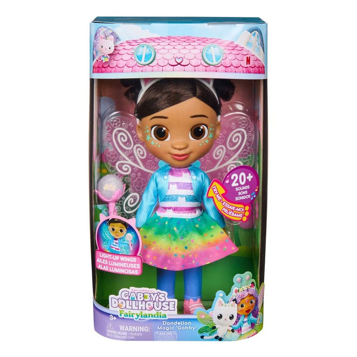 Gabby's Dollhouse Dandelion Magic interaktiivinen nukke 33 cm