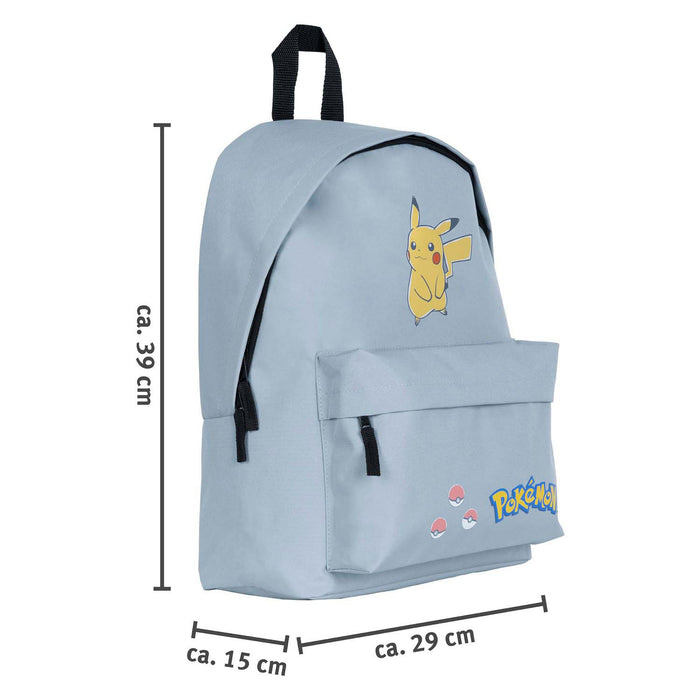 Pokemon harmaa Pikachu koulu Reppu